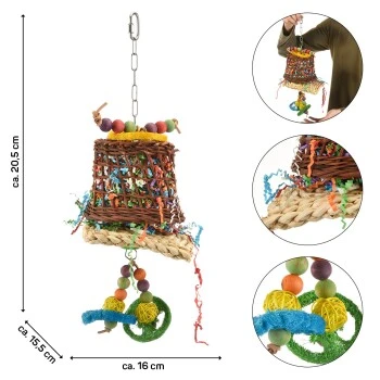Wagner Papageienspielzeug Color Bell Fun 2 Wagner Papageienspielzeug Color Bell Fun – Bild 2