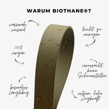 THE DOG IDEA Biothane Halsband Neongelb Schwarz XS 5 THE DOG IDEA Biothane Halsband Neongelb Schwarz XS – Bild 5