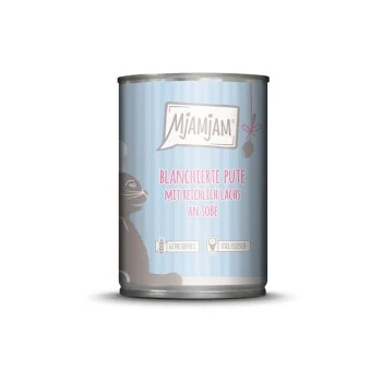 MjAMjAM Adult 6x380g Blanchierte Pute Mit Lachs 1 MjAMjAM Adult 6x380g Blanchierte Pute Mit Lachs