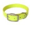 Bio-leine 52-62cm HU Biothane Halsband Neon Gelb 21 Cm, 30 Cm