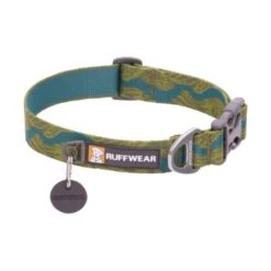 Ruffwear Flat Out™ Halsband Grün/ Türkis L