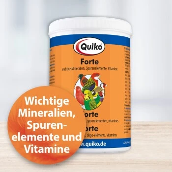 Quiko Forte 500g: Mineralien, Spurenelemente Und Vitamine Für Ziervögel 4 Quiko Forte 500g: Mineralien, Spurenelemente Und Vitamine Für Ziervögel – Bild 4