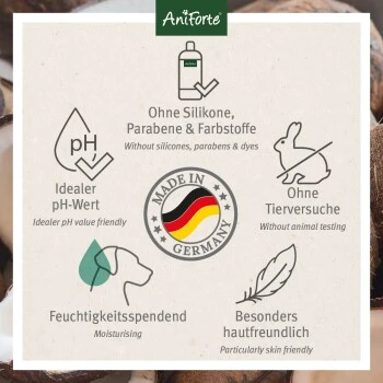 Aniforte Shampoo Sensitiv Fellharmonie 200ml 5 Aniforte Shampoo Sensitiv Fellharmonie 200ml – Bild 5