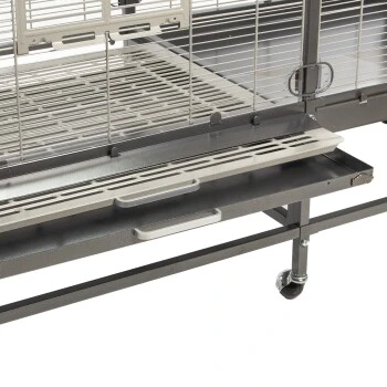 Montana Cages Voliere Paradiso 150 Hellgrau/ Dunkelgrau 2 Montana Cages Voliere Paradiso 150 Hellgrau/ Dunkelgrau – Bild 2