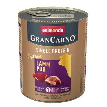 Animonda GranCarno Single Protein Supreme Lamm Pur 6x800 G 1 Animonda GranCarno Single Protein Supreme Lamm Pur 6x800 G