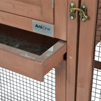 AniOne Kleintierstall Mit Freigehege Woody Cottage 3 AniOne Kleintierstall Mit Freigehege Woody Cottage – Bild 3