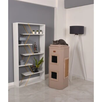 Petliving Kratztonne Theo Beige 5 Petliving Kratztonne Theo Beige – Bild 5