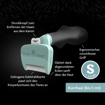 FURminator Katze S Kurzhaar 5 FURminator Katze S Kurzhaar – Bild 5