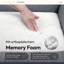 Freudentier Orthopädisches Hundebett Mit Memory Foam, Edel Gesteppt M 10 Freudentier Orthopädisches Hundebett Mit Memory Foam, Edel Gesteppt M -Zoofachgeschäft 6f916d30935d45e35625f1002badae4006b11602 1676841 de DE 901d17cffe156878b4de74ee1ac8a7fed656dd6eIs5stV
