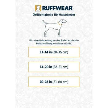 Ruffwear Flat Out™ Halsband Grün/ Türkis L 4 Ruffwear Flat Out™ Halsband Grün/ Türkis L – Bild 4