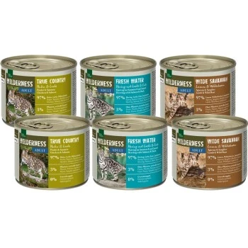 REAL NATURE WILDERNESS Adult Mixpaket 6x200g Mixpaket 1 1 REAL NATURE WILDERNESS Adult Mixpaket 6x200g Mixpaket 1