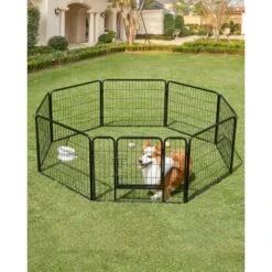 FEANDREA L Hundezaun 8 Platten Schwarz Schwarz 1,6 M, 1,6 M, 60 Cm -Zoofachgeschäft a7d8aa3bbb12cb6e4620c6a97da7d8e10325f01c 1500921 de DE f40888fca330ffba4a54a8637fe48f61e685ae0dIXhhcG