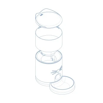 Catit Pixi Smart Futterautomat 8 Catit Pixi Smart Futterautomat – Bild 8