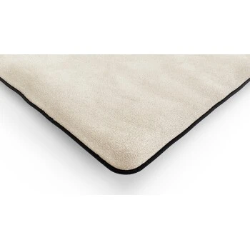 Knuffelwuff Kuschelige Einlage Teddy Für Hundebett Form: Globetrotter Weiß L 2 Knuffelwuff Kuschelige Einlage Teddy Für Hundebett Form: Globetrotter Weiß L – Bild 2