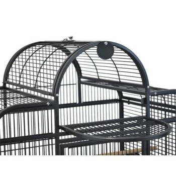 Montana Cages Voliere San Remo II Dunkelgrau 3 Montana Cages Voliere San Remo II Dunkelgrau – Bild 3