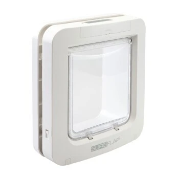 SureFlap Sure Flap Mikrochipgesteuerte Haustierklappe Weiß 1 SureFlap Sure Flap Mikrochipgesteuerte Haustierklappe Weiß