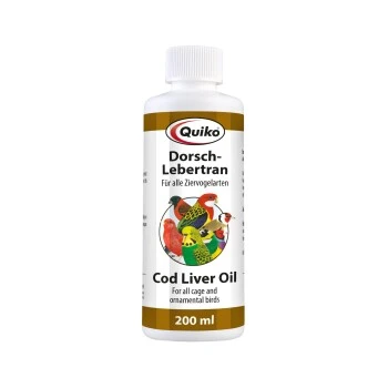 Quiko Dorsch-Lebertran 200 Ml: Vitaminreiches Ergänzungsfuttermittel Für Ziervögel 1 Quiko Dorsch-Lebertran 200 Ml: Vitaminreiches Ergänzungsfuttermittel Für Ziervögel