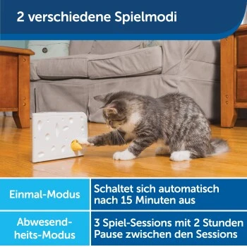 PetSafe Automatisches Katzenspielzeug Cheese 4 PetSafe Automatisches Katzenspielzeug Cheese – Bild 4