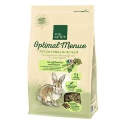 REAL NATURE „Optimal Menue“ Für Zwergkaninchen 1,5kg